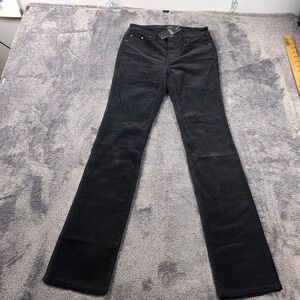 Ralph Lauren Stretch Straight Corduroy Pants Womens 0 Black
